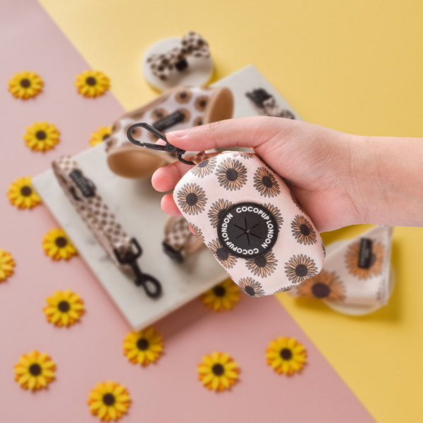 Sunflowers Poop Bag Holder
