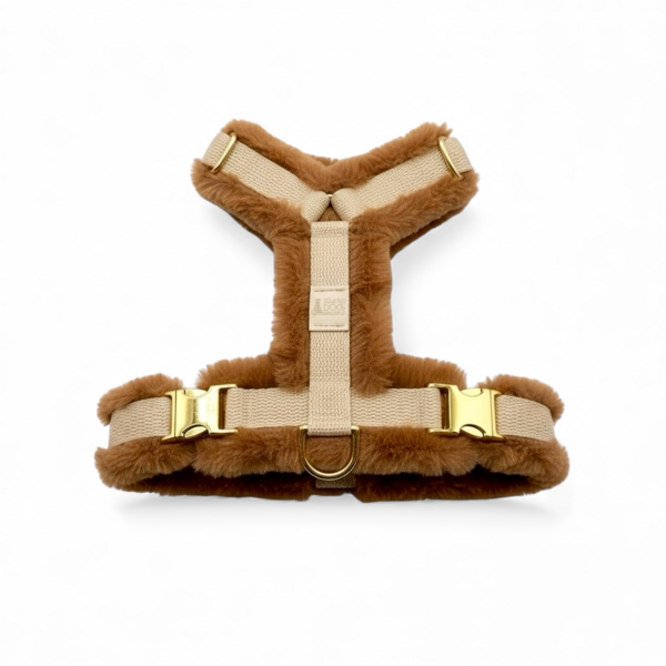 Fluffy Deluxe Harness Brown