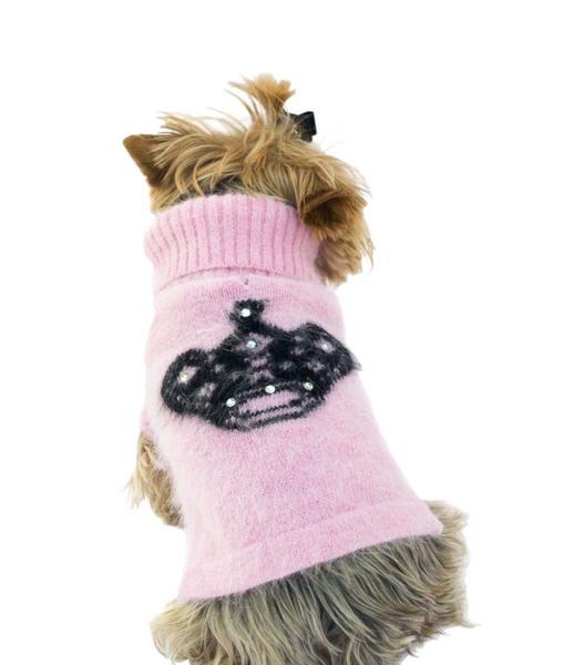 Tiara Turtleneck With Rhinestones