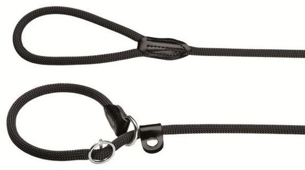 Retriever Adjustable Leash with Integrated Collar and Leather Caps