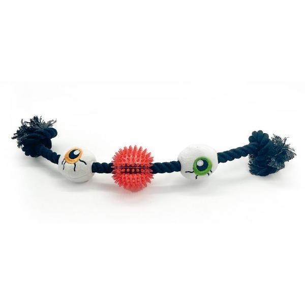 Halloween Rope Toy With 3 Themed Balls