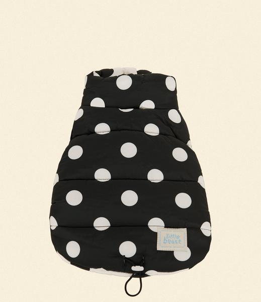 Polka Dot Puffer Jacket