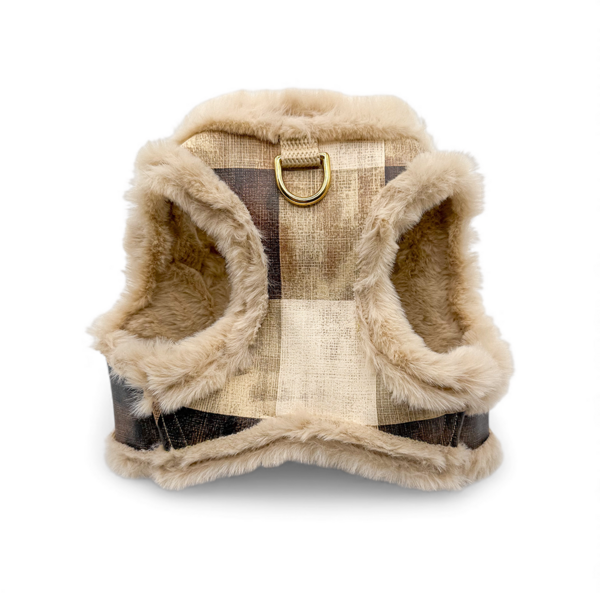 Soft Harness With Checkered Pattern