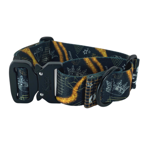 Martingale Collar with High Strength Polyester Webbing and Rust Resistant Hardware
