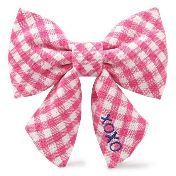 Hot Pink Gingham Lady Bow