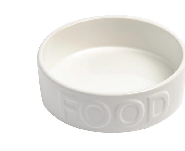 Classic Food White Pet Bowl