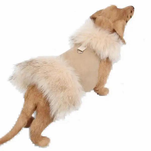 Ivory Faux Fox Fur Coat