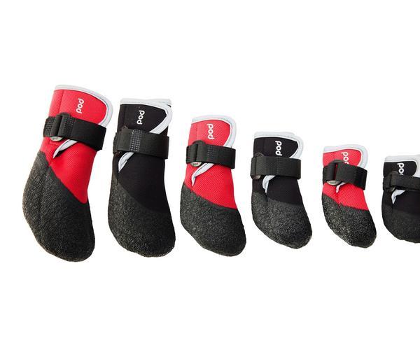 Boots In Red And Black