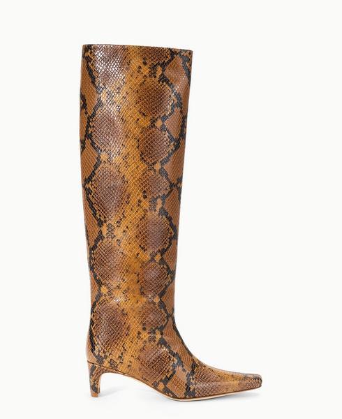 Leather Knee-High Boot