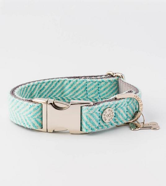 Tweed Metal Buckle Collar