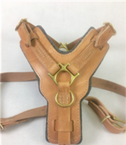 Victory No Pull Leather Harness