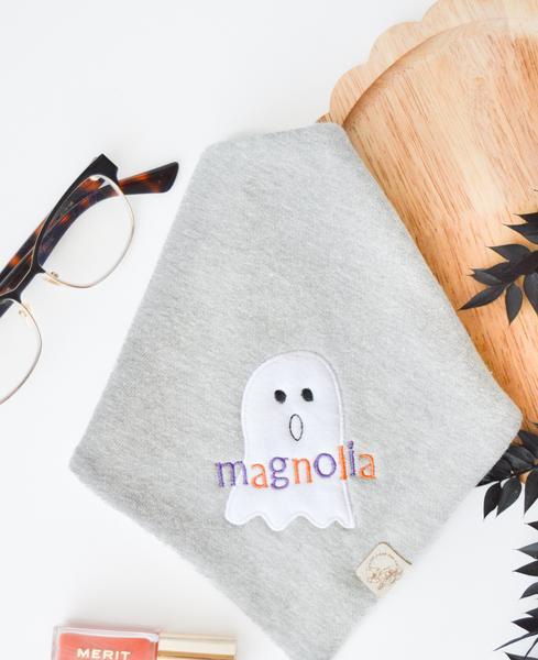 Cozy Ghost Applique Bandana