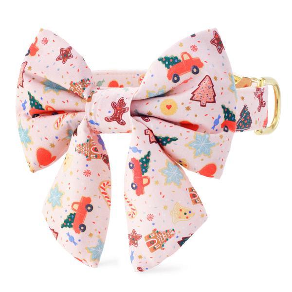 Holiday Cookies Lady Bow Collar