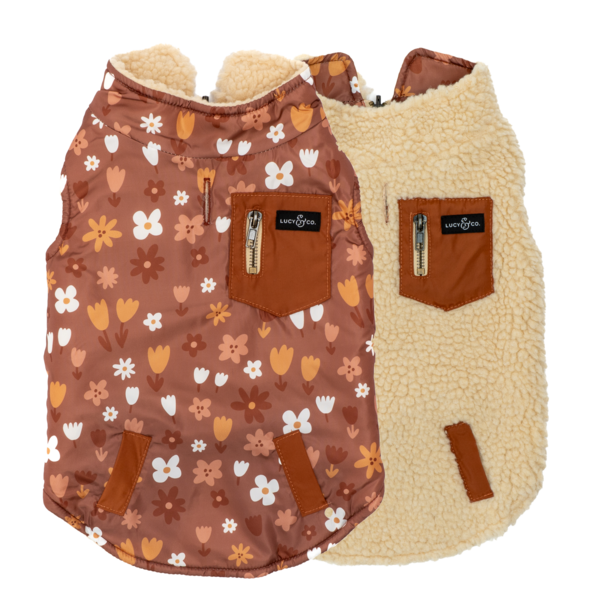 Cheery Cherries Reversible Teddy Vest