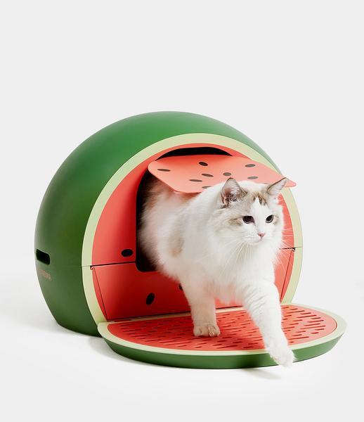 Watermelon Themed Litter Box Cove