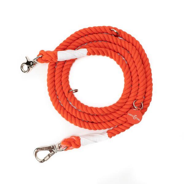 Hands-Free Red Rope Leash