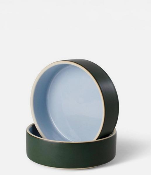 Minimal Forest Stoneware Pet Bowl