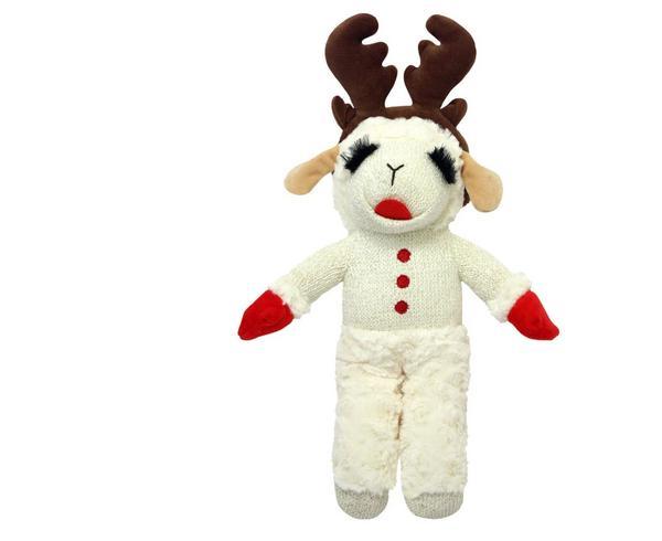 Christmas Lamb Chop With Antlers Standing Toy