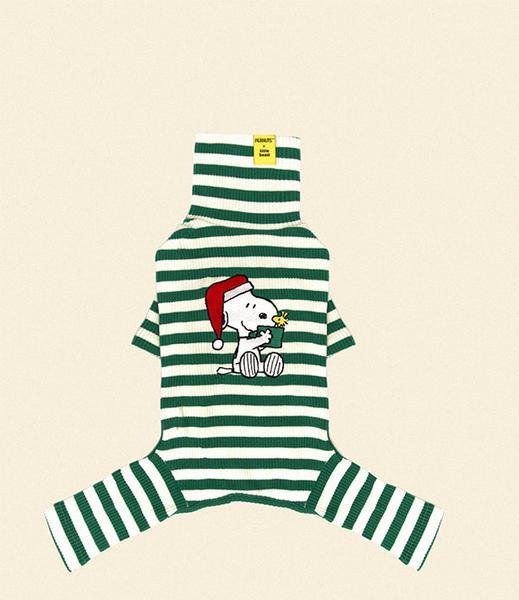 Snoopy Gift Stripe Onesie