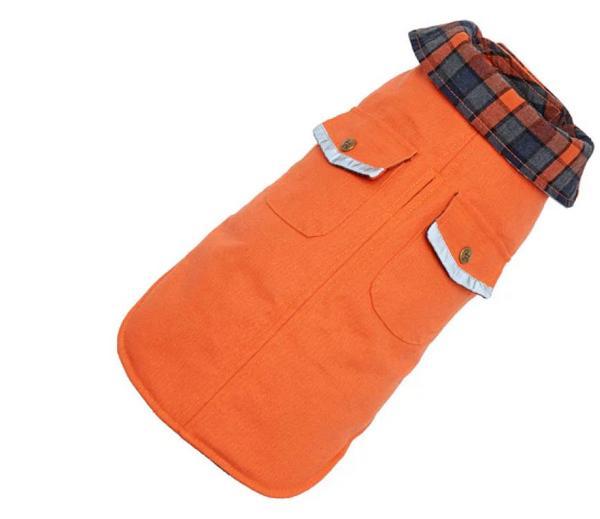 Orange Field Tweed Coat