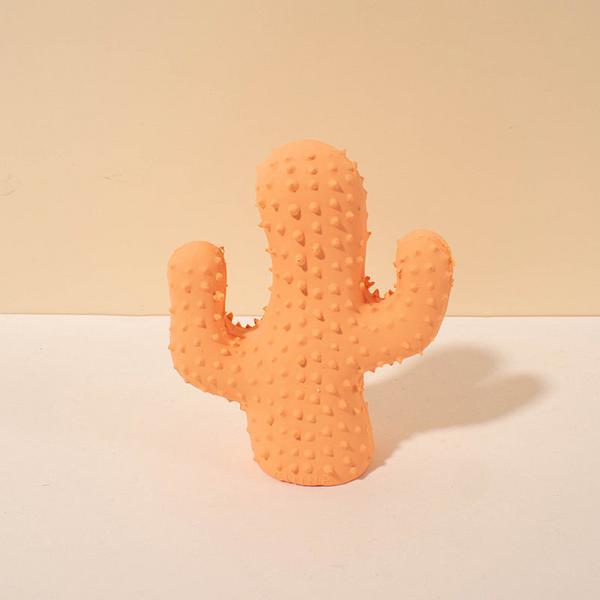 Cactus Shaped Squeaky Toy