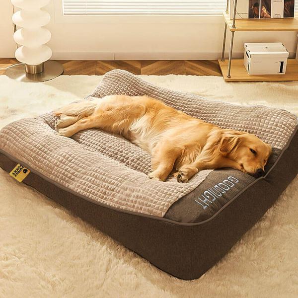 Large Thick Scratch-Resistant Spine Protection Cushion Bed