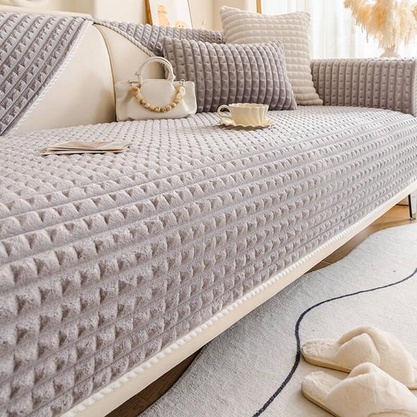 Warm Flannel Sofa Protector Couch Cover