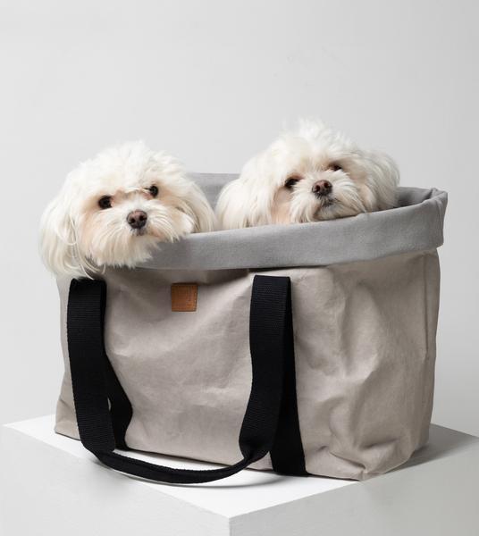 Cotton Travel Bag with Wool and Canvas Linings
