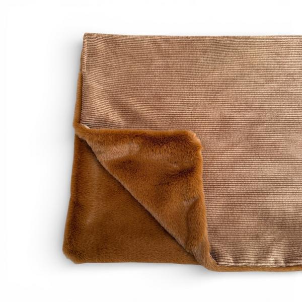 Cord Blanket Ocher Brown 70x100 Cm