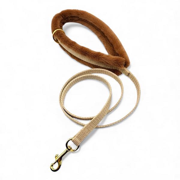 Fluffy Deluxe Lead Brown