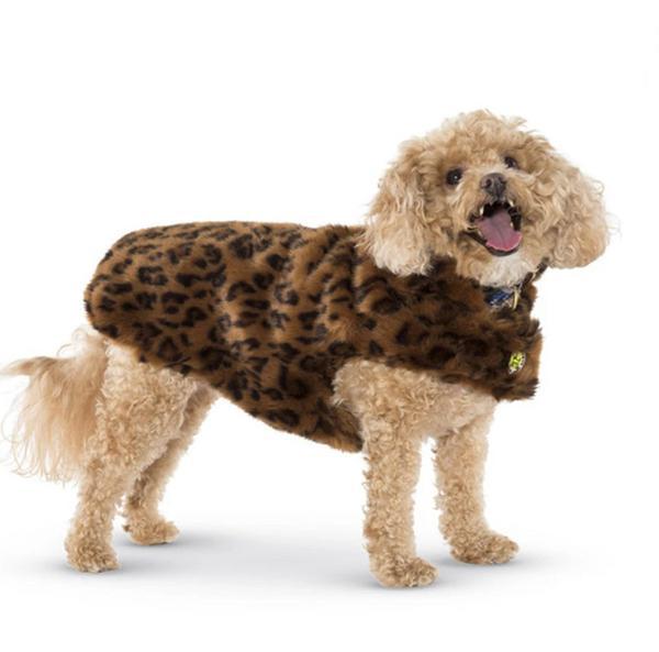 Leopard Faux-Fur Coat