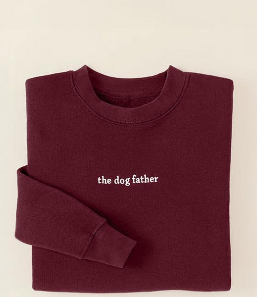 Dog Father Vintage Crewneck