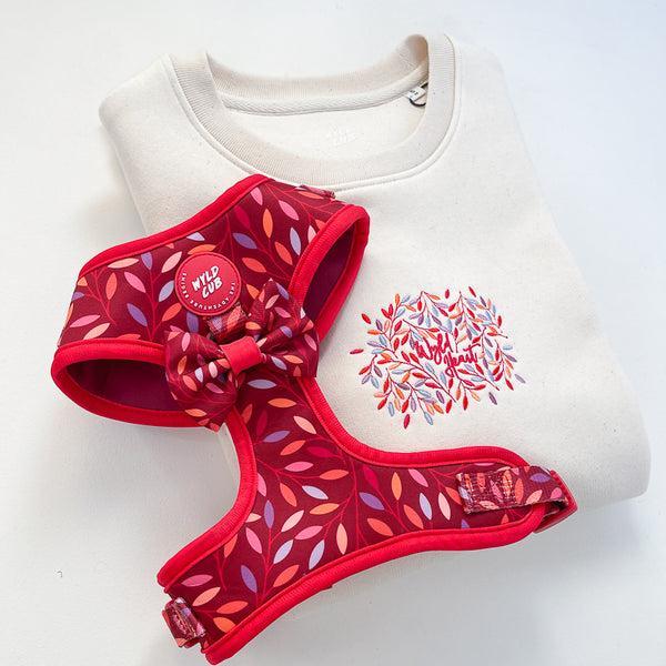 Organic Embroidered Wyld Heart Sweatshirt