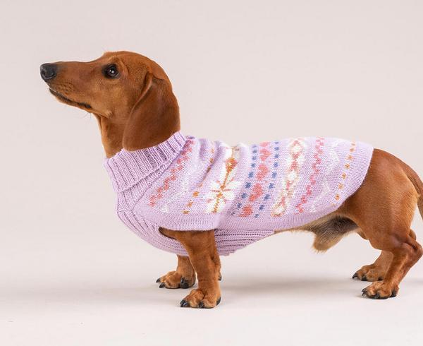 Lavender Sunrise Alpaca Sweater
