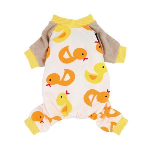Funny Duck Print Onesie Pajamas