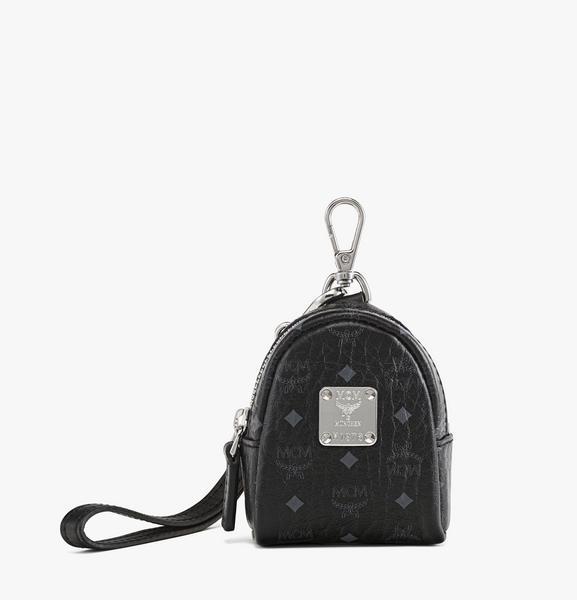 Wristlet Litter Bag Holder In Monogram Print Leather