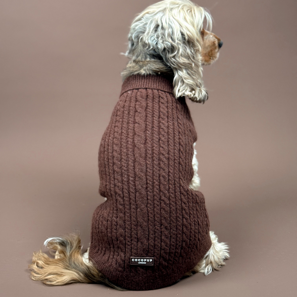 Cable Knit Jumper Hot Coco