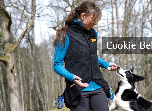 Cookie Belt Zip Dog Belt With Zipper Pockets