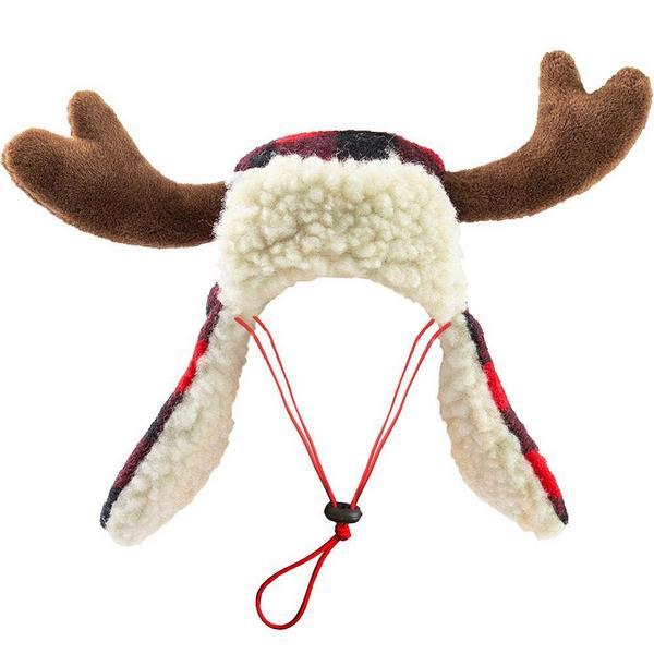 Buffalo Check Antler Hat With SnugFit
