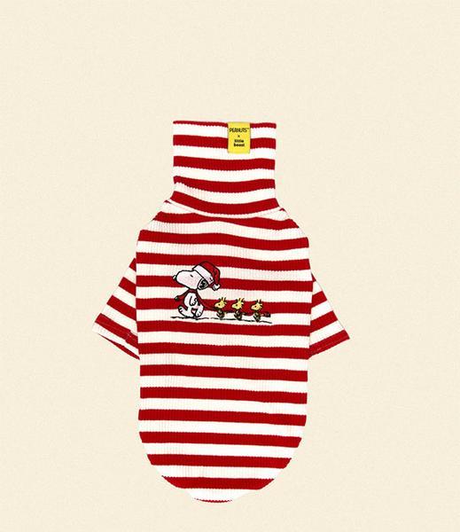 Snoopy & Woodstock Stripe Shirt