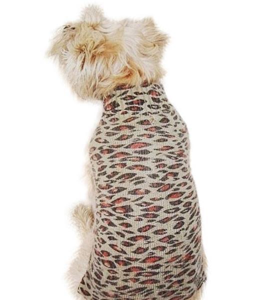 Leopard Mock Neck Sweater