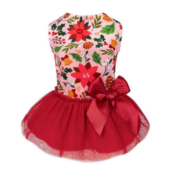 Christmas Flowers Tulle Dress