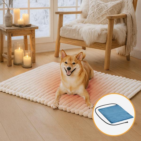 Faux Rabbit Fur Washable Warm Pet Mat