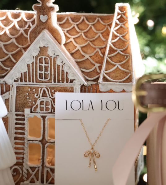 Gingerbread Bow Charm