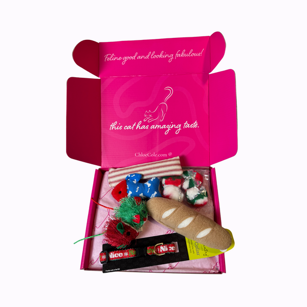 Christmas Naughty Nice Collar And Catnip Toy Collection