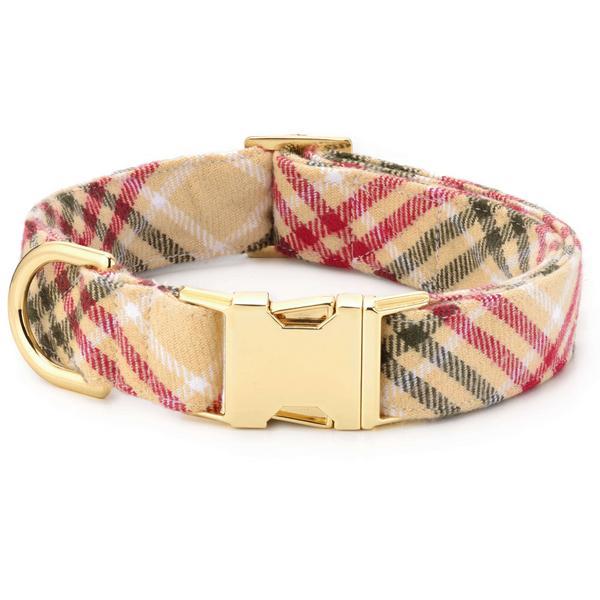 Eggnog Plaid Flannel Collar