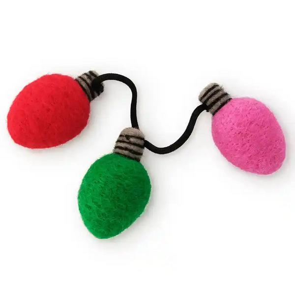Holiday String Lights Organic Catnip Toy