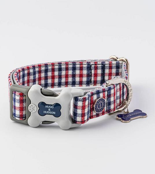 Checked Fabric Collar