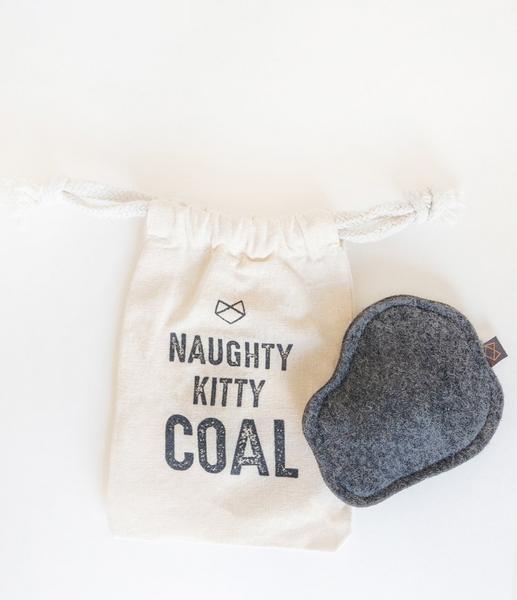 Naughty Kitty Coal Catnip Toy