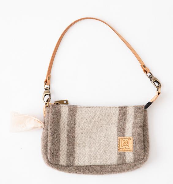 Recycled Wool Pouch With Strap